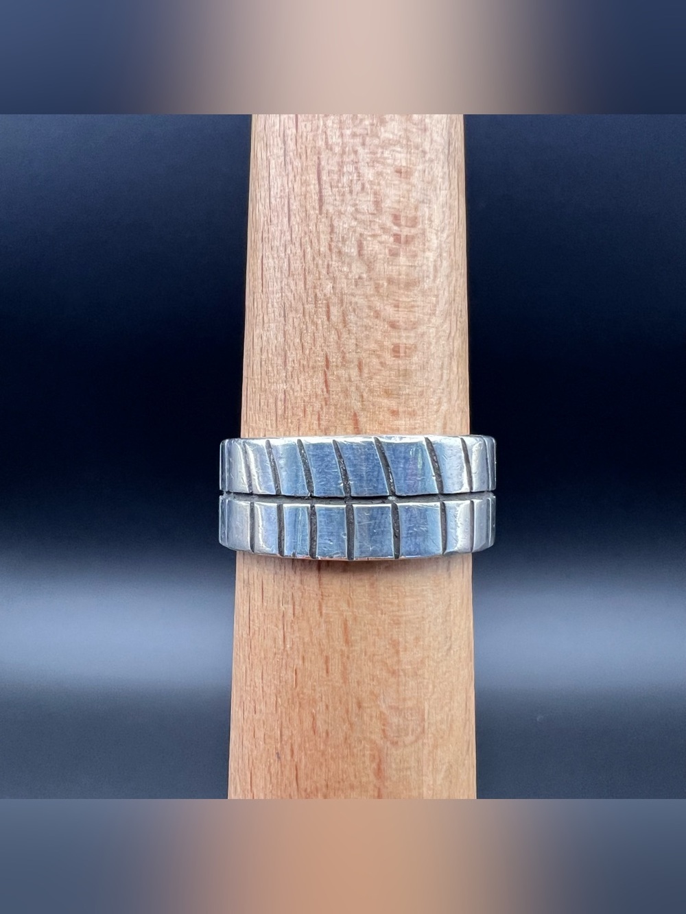 Sterling Silver Mexico Abstract Ring
